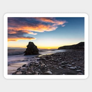 Blast Beach Sunrise Seaham Sticker